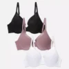 3-pack a-dd full cup t-shirt bras