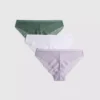 3-pack all-over lace brazilian briefs
