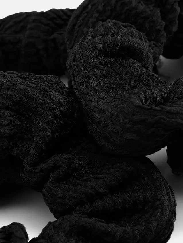 3-pack crinkle hair scrunchies