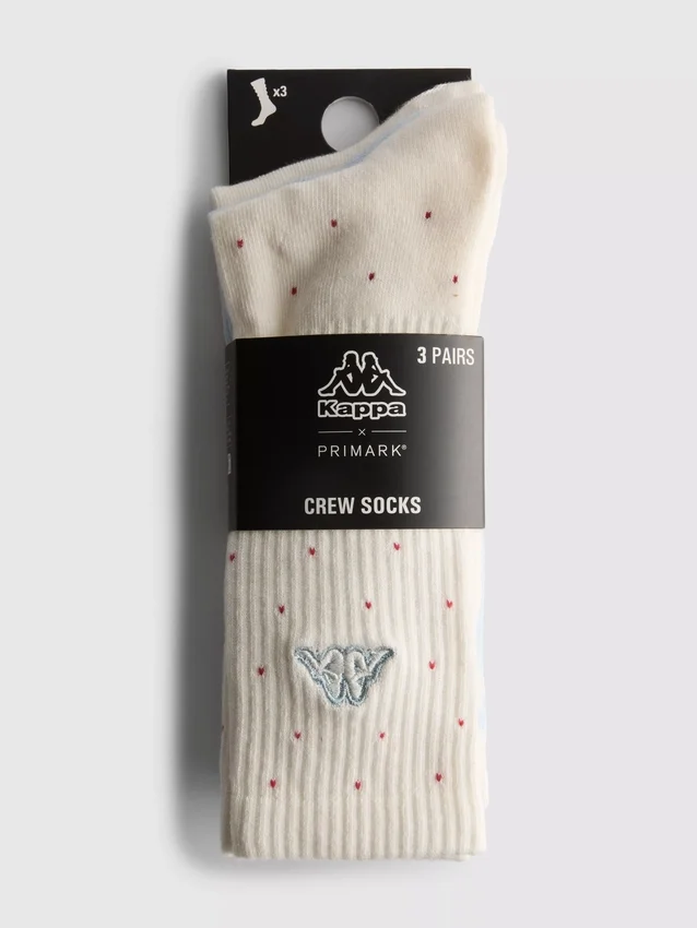 3-pack kappa x primark crew socks