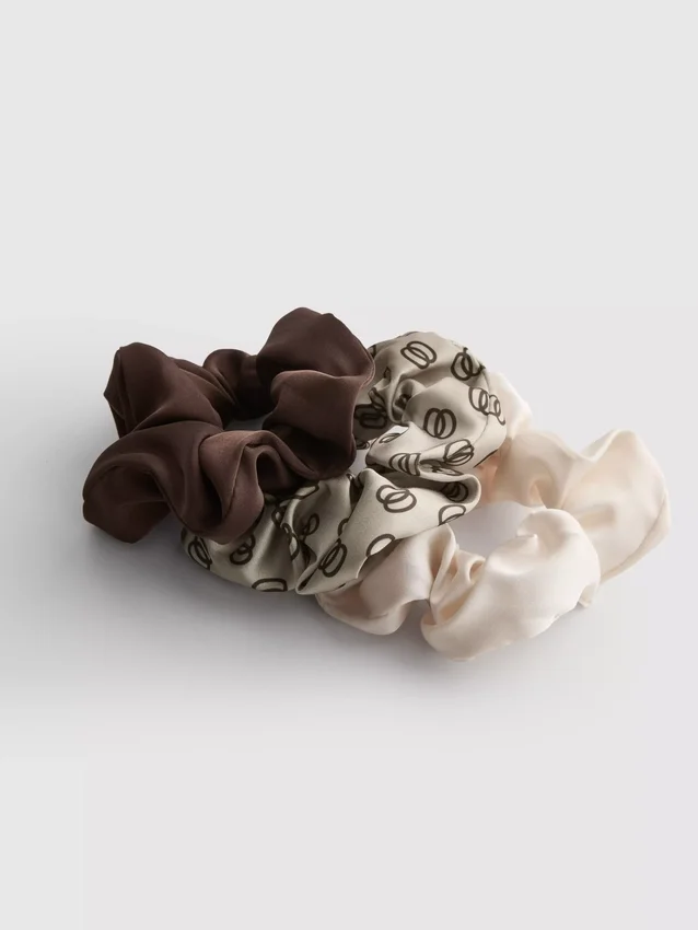 3-pack multi scrunchies