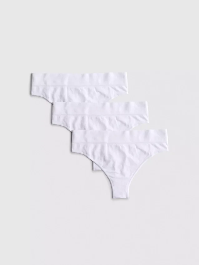 3-pack seamless thongs