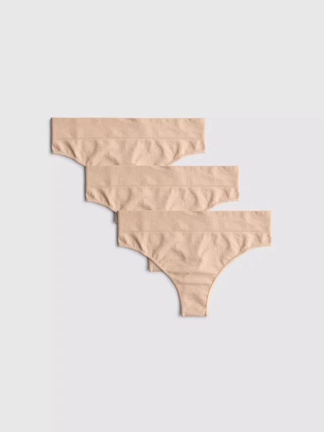 3-pack seamless thongs