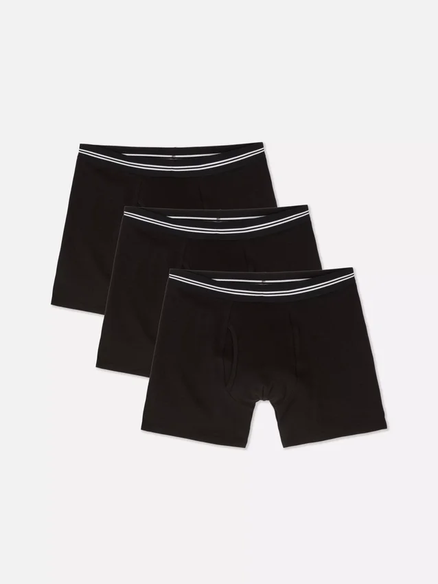 3-pack striped waistband boxer briefs
