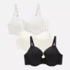 3-pack t-shirt bras