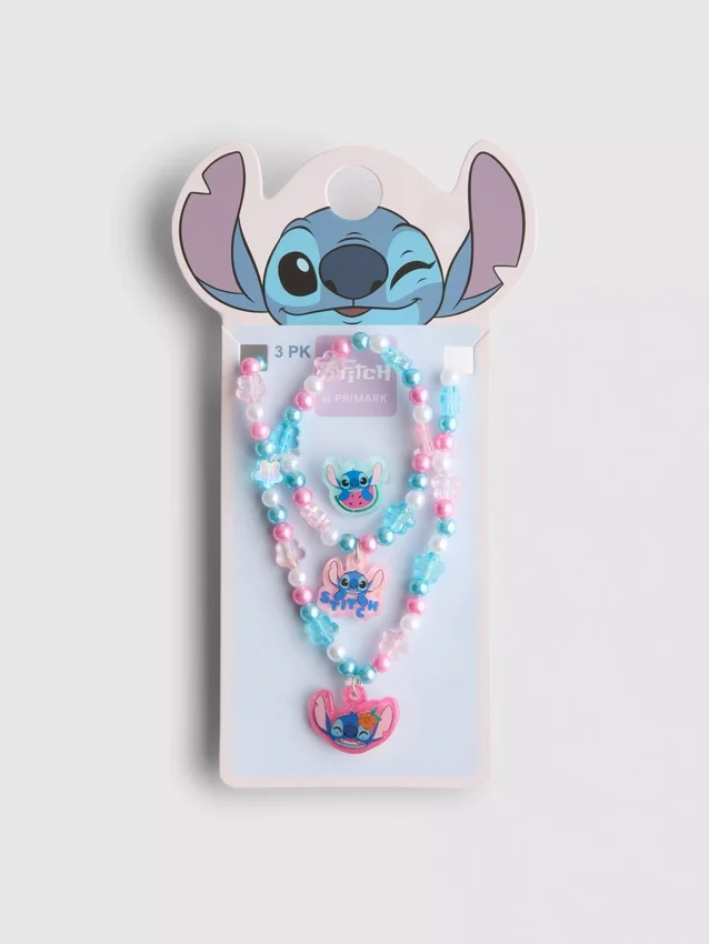 3-piece disney's stitch jewelry set