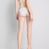 3d floral tie side bikini bottoms