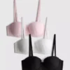 3pk all-over lace balcony bras