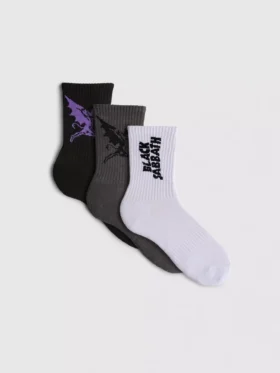 3pk black sabbath socks
