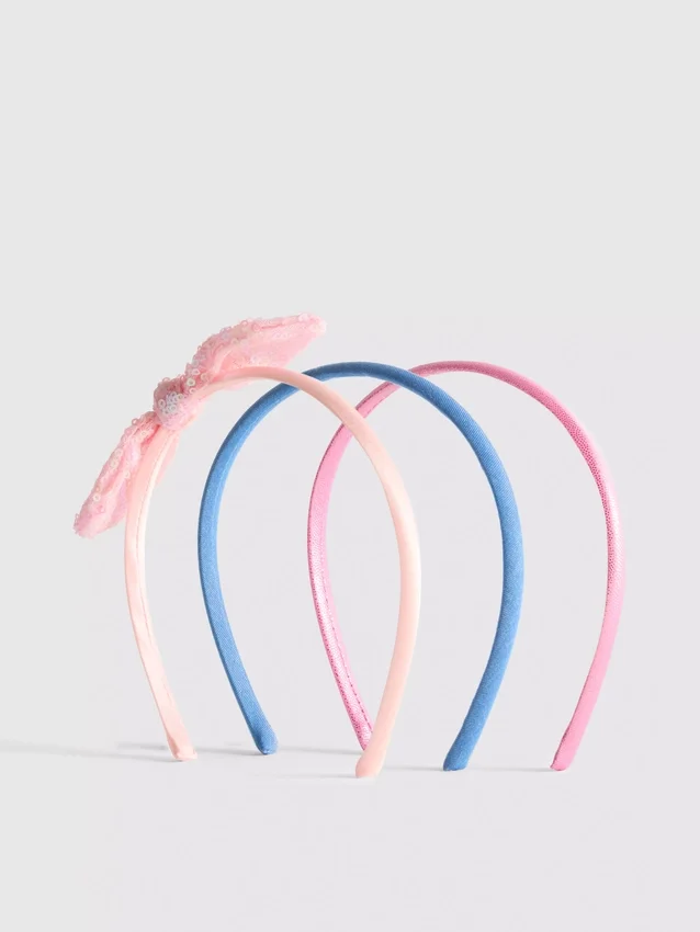 3pk bow headbands