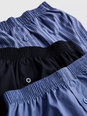 3pk button-fly boxer shorts