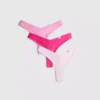 3pk cotton miami thongs