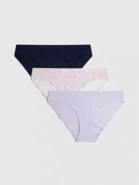 3pk cotton rich invisible mini briefs