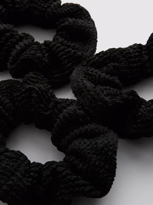 3pk crinkle scrunchie