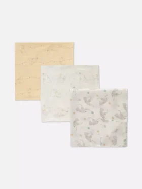 3pk disney's dumbo muslin squares