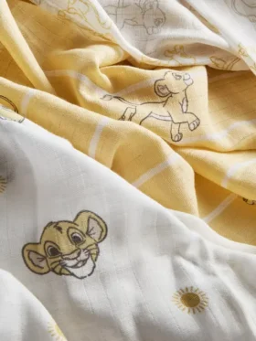 3pk disney’s the lion king muslin cloths