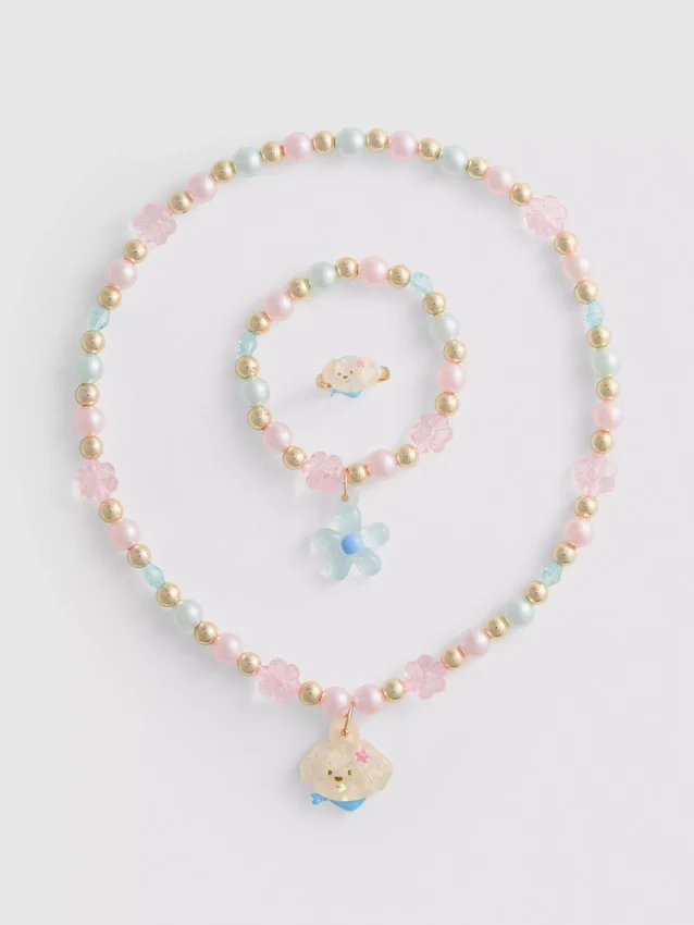 3pk dog jewelry set