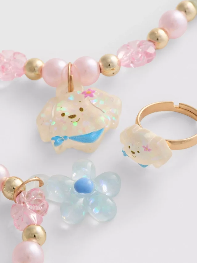 3pk dog jewelry set