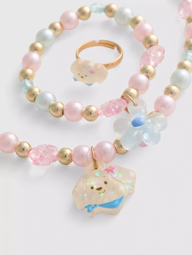 3pk dog jewelry set