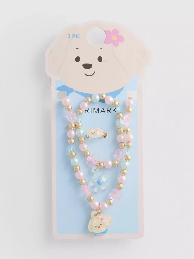 3pk dog jewelry set