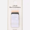 3pk hook and eye bra extender