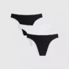 3pk invisible brazilian thongs