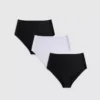 3pk invisible high-waisted briefs