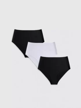 3pk invisible high-waisted briefs