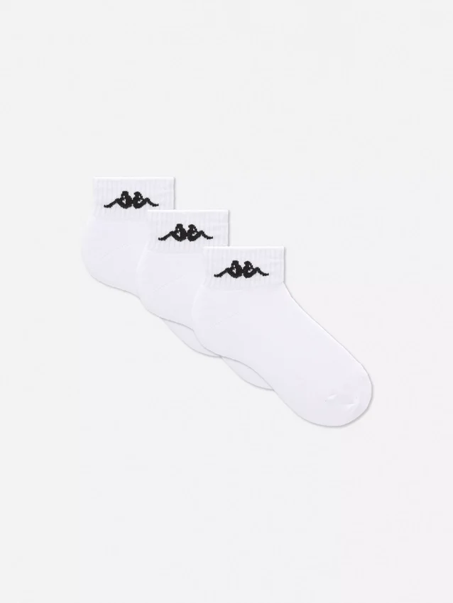 3pk kappa quarter crew socks