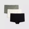 3pk love to lounge boy shorts