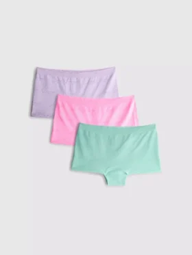 3pk love to lounge seamless boyshorts