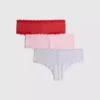 3pk microfiber ribbed hipster briefs