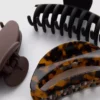 3pk mixed bulldog claw clips