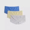 3pk pointelle mini boy shorts