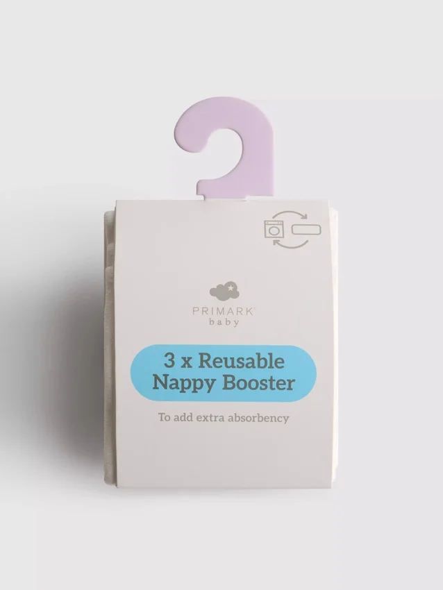 3pk reusable diaper boosters