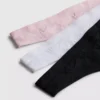 3pk seamless jacquard thongs