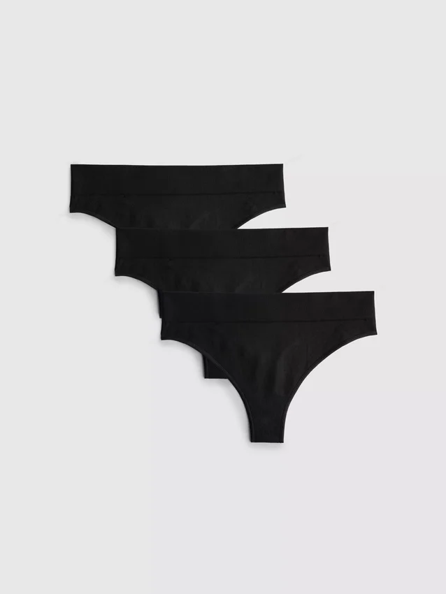 3pk seamless thongs