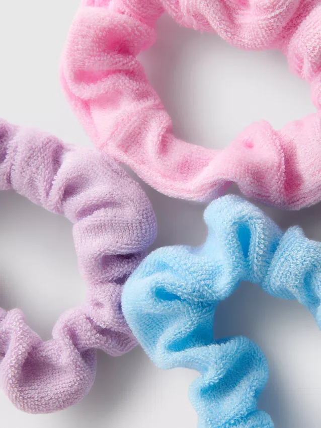 3pk terry scrunchies