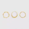 3pk waterproof mixed design rings