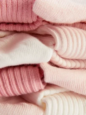 4-pack cuffed baby ankle socks