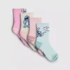 4-pack disney's stitch ankle socks