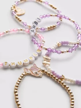 4pk disney’s bambi bracelets