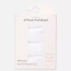 4pk full cotton briefs