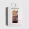 4pk full skin-tone briefs