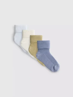 4pk ribbed baby socks