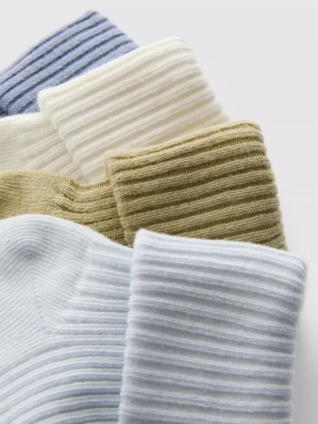 4pk ribbed baby socks