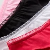 4pk ruffle-trim high-waisted briefs