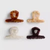 4pk twist claw clips