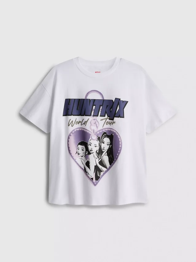 5-15yrs | kpop demon hunters oversized t-shirt