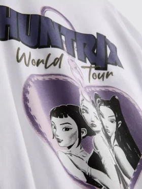 5-15yrs | kpop demon hunters oversized t-shirt